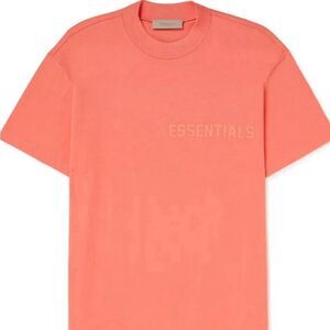 Fear of God Essentials Short Sleeve Tee in Coral NWT/FOG Bag